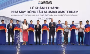 Khánh thành Nhà máy đóng tàu Alumax Amsterdam tại Việt Nam
