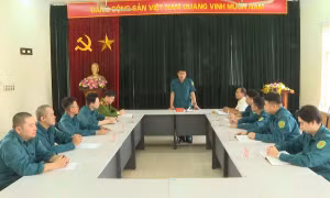 Phường Phạm Đình Hổ coi trọng công tác quân sự, quốc phòng