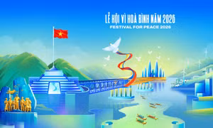 Lễ hội Vì Hòa bình 2026 trên vùng đất lửa anh hùng