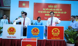 Lãnh đạo, nguyên lãnh đạo Đảng, Nhà nước tham gia bầu cử tại TP Hồ Chí Minh