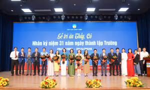 Lễ tri ân thầy cô và dấu ấn doanh nhân HUTECH