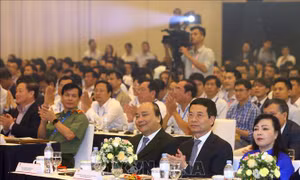 Thủ tướng dự Diễn đàn quốc gia phát triển doanh nghiệp công nghệ Việt Nam