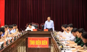 Đoàn Tiểu ban Văn kiện Đại hội XIII của Đảng làm việc tại tỉnh Điện Biên