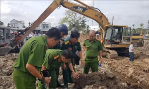 Vụ nổ tại bờ kè hồ Búng Xáng, Cần Thơ: Vật nổ nghi là bom bi sót lại sau chiến tranh