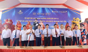 Nghi thức động thổ dự án.