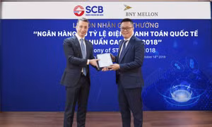 SCB nhận giải thưởng thanh toán quốc tế