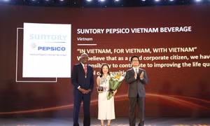 Suntory PepsiCo Việt Nam –  Top 3 doanh nghiệp phát triển bền vững 2018