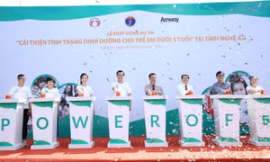 Hơn 85.000 ngàn trẻ em Nghệ An và Hà Giang được hỗ trợ dinh dưỡng miễn phí 