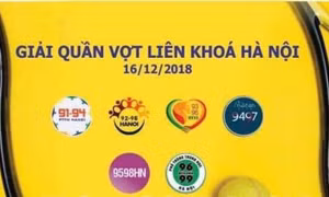 Giải Quần vợt kết nối gần 60.000 cựu học sinh phổ thông trung học Hà Nội