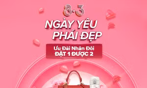 Nhân ngày 8/3 Lazada tặng phái đẹp hàng triệu ưu đãi – Miễn phí vận chuyển