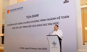 Xây dựng chuẩn chương trình đào tạo cho ngành Kế toán 