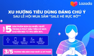 7 xu hướng tiêu dùng đáng chú ý trên Lazada