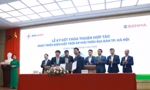Tập đoàn Sơn Hà hợp tác cùng EVN HANOI phát triển điện mặt trời áp mái