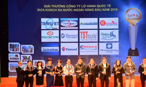 TST tourist tiếp tục giữ danh hiệu ‘Top 10 DN lữ hành outbound hàng đầu Việt Nam’