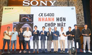  Sony Việt Nam chính thức ra mắt dòng máy ảnh không gương lật mới α6400