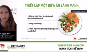 Herbalife tổ chức chương trình huấn luyện dinh dưỡng thể thao trực tuyến