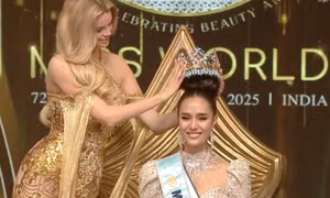 Hoa hậu Thái Lan giành vương miện Miss World 2025, Ý Nhi dừng chân Top 40