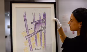 Bức tranh của cố Tổng thống Nelson Mandela được bán đấu giá tại New York