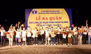 Lai Châu chi viện lực lượng y tế hỗ trợ TP Hồ Chí Minh chống dịch COVID-19