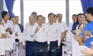 Chủ tịch Quốc hội tiếp xúc cử tri TP. Hồ Chí Minh