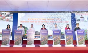 Lễ khởi công xây dựng Trường phổ thông nội trú liên cấp ở tỉnh An Giang