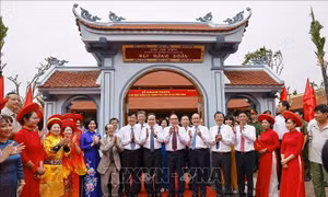 Lễ khánh thành Khu lưu niệm Trưởng ban Thường trực Quốc hội Bùi Bằng Đoàn