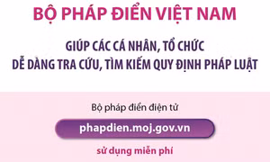 Bộ Pháp điển Việt Nam giúp các cá nhân, tổ chức dễ dàng tra cứu, tìm kiếm quy định pháp luật