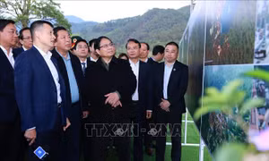 Thủ tướng thăm, khảo sát một số dự án tại tỉnh Vĩnh Phúc