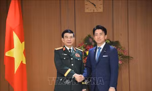 Đại tướng Phan Văn Giang hội đàm cấp cao với Bộ trưởng Quốc phòng Nhật Bản