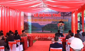 Động thổ dự án xây dựng tuyến đường thành phố Bắc Kạn - hồ Ba Bể