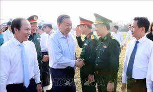 Tổng Bí thư Tô Lâm thăm và làm việc tại huyện đảo Bạch Long Vĩ (Hải Phòng)