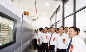 Chủ tịch nước Võ Văn Thưởng dự Lễ khánh thành Đài Phát sóng Nam Trung Bộ
