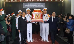 Lễ tang cấp Nhà nước nguyên Bí thư Thành ủy Hà Nội Nguyễn Văn Trân