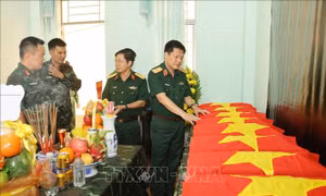 Quân đoàn 34 phát hiện, quy tập 12 hài cốt liệt sĩ tại xã Ia Ly, tỉnh Gia Lai
