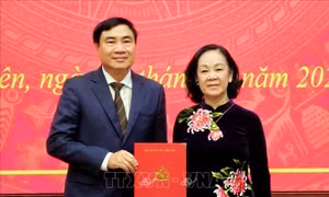 Ông Trần Quốc Cường giữ chức Bí thư Tỉnh ủy Điện Biên 