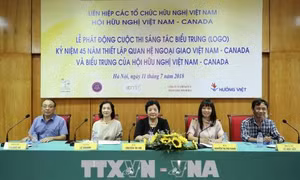 Phát động sáng tác biểu trưng kỷ niệm 45 năm quan hệ Việt Nam-Canada