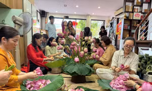 Thư giãn cùng Trà sen Hương Thủy - Trà sen Tây Hồ chính hiệu