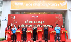 Hội chợ Xuân 2024 gắn kết nghĩa tình thanh niên TTXVN
