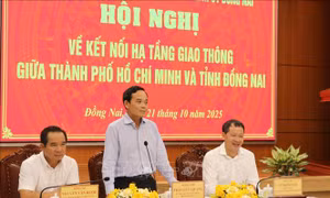 Thành phố Hồ Chí Minh và Đồng Nai thúc đẩy kết nối giao thông