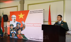 Lễ kỷ niệm 75 năm Ngày thành lập Quân đội nhân dân Việt Nam tại Nam Phi