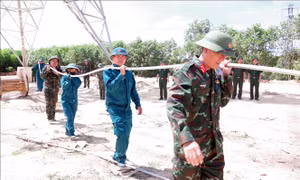 Nỗ lực 'nước rút' hoàn thành đường dây 500kv mạch 3 qua Hà Tĩnh