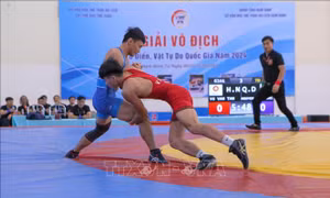 Trên 200 vận động viên tranh tài vật cổ điển, vật tự do quy mô toàn quốc