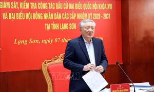 Phó Thủ tướng Thường trực Nguyễn Hòa Bình giám sát, kiểm tra công tác bầu cử tại Lạng Sơn