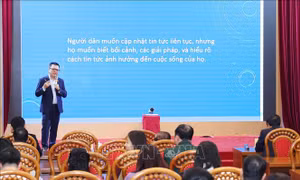Mỗi sản phẩm báo chí tuyên truyền về Đại hội XIV của Đảng là một tác phẩm định hướng sâu sắc, hấp dẫn 