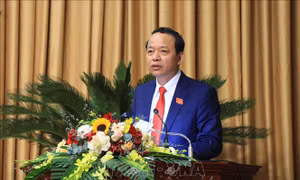 Đồng chí Nguyễn Quốc Chung điều hành hoạt động của Đảng bộ tỉnh Bắc Ninh