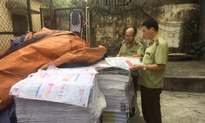Hà Nội thu giữ số lượng lớn xuất bản phẩm không có hóa đơn