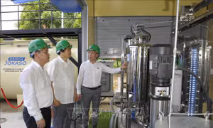 Ra mắt hệ thống xử lý nước thải gia đình và làng nghề thông minh 