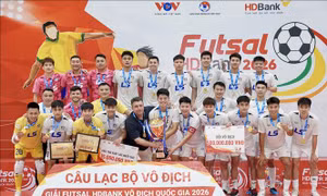 Thái Sơn Bắc lên ngôi tại Giải Futsal vô địch quốc gia 2026