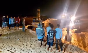 Bình Thuận: Tập trung khắc phục sự cố sạt lở cát tại khu vực mỏ titan