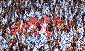 Biểu tình quy mô lớn tuần 27 liên tiếp tại Israel 